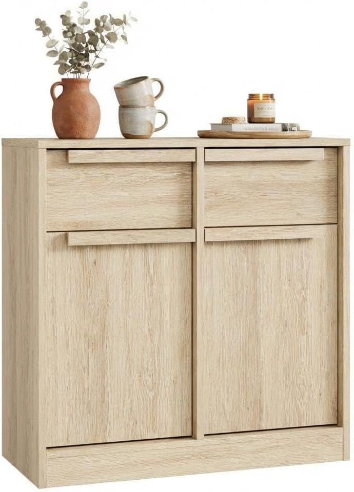 Modern Wooden Storage Sideboard Buffet Cabinet