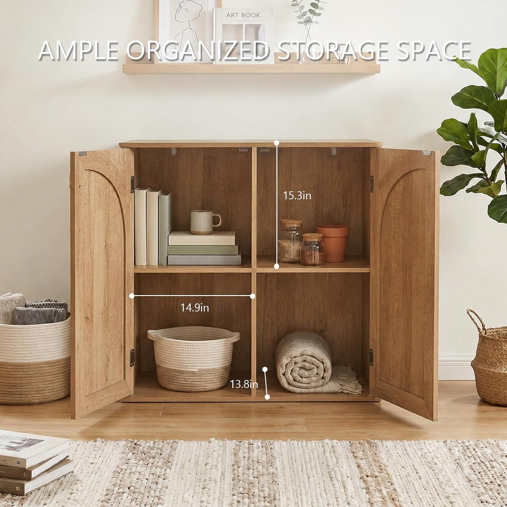 Modern Wooden Storage Sideboard Buffet Cabinet