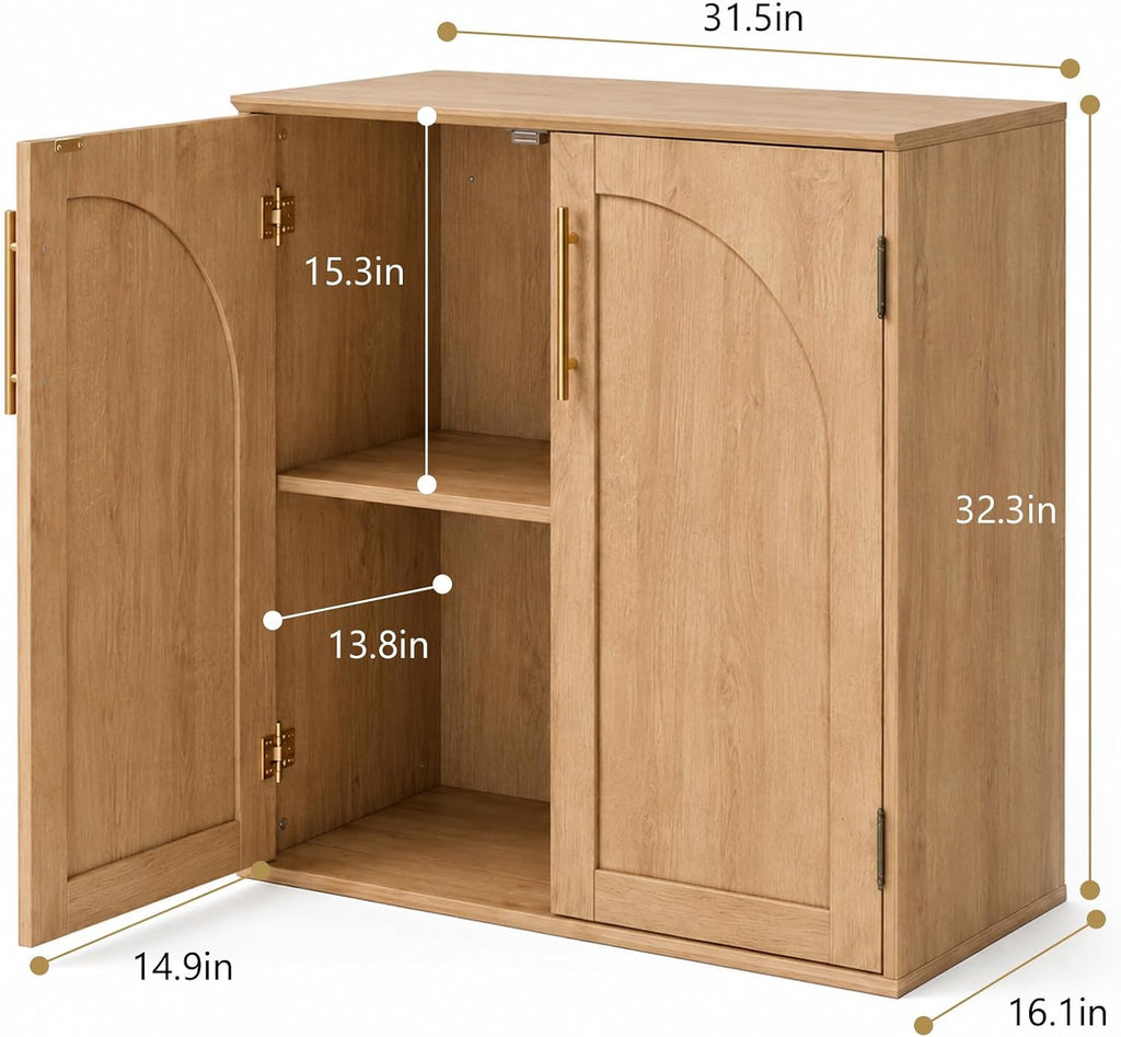 Modern Wooden Storage Sideboard Buffet Cabinet