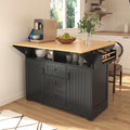 Rolling Kitchen Island With Drop‑Leaf Storage
