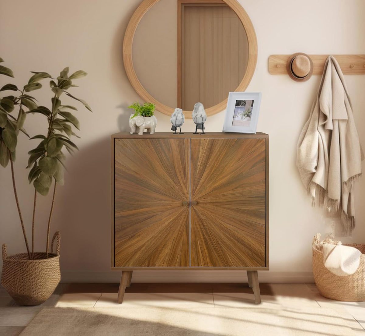 Wooden Modern Storage Sideboard Buffet Cabinet