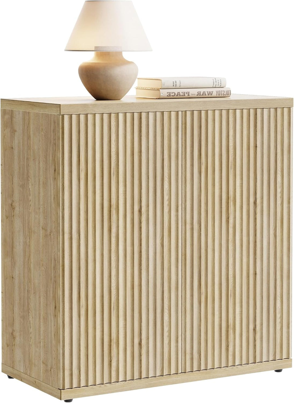 Fluted Sideboard Buffet Storage Cabinet