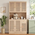 Tall Freestanding Kitchen Pantry Storage Cabinet