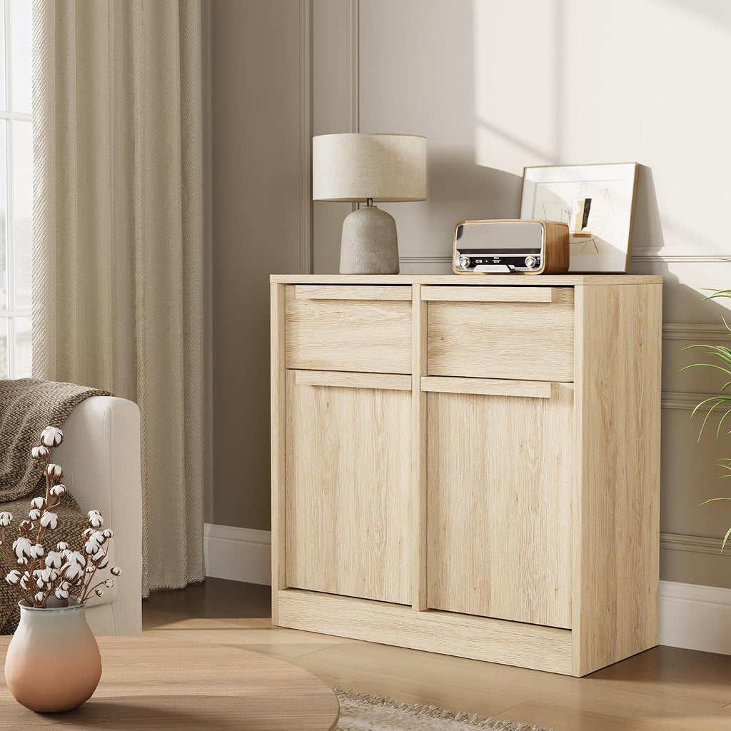Modern Wooden Storage Sideboard Buffet Cabinet