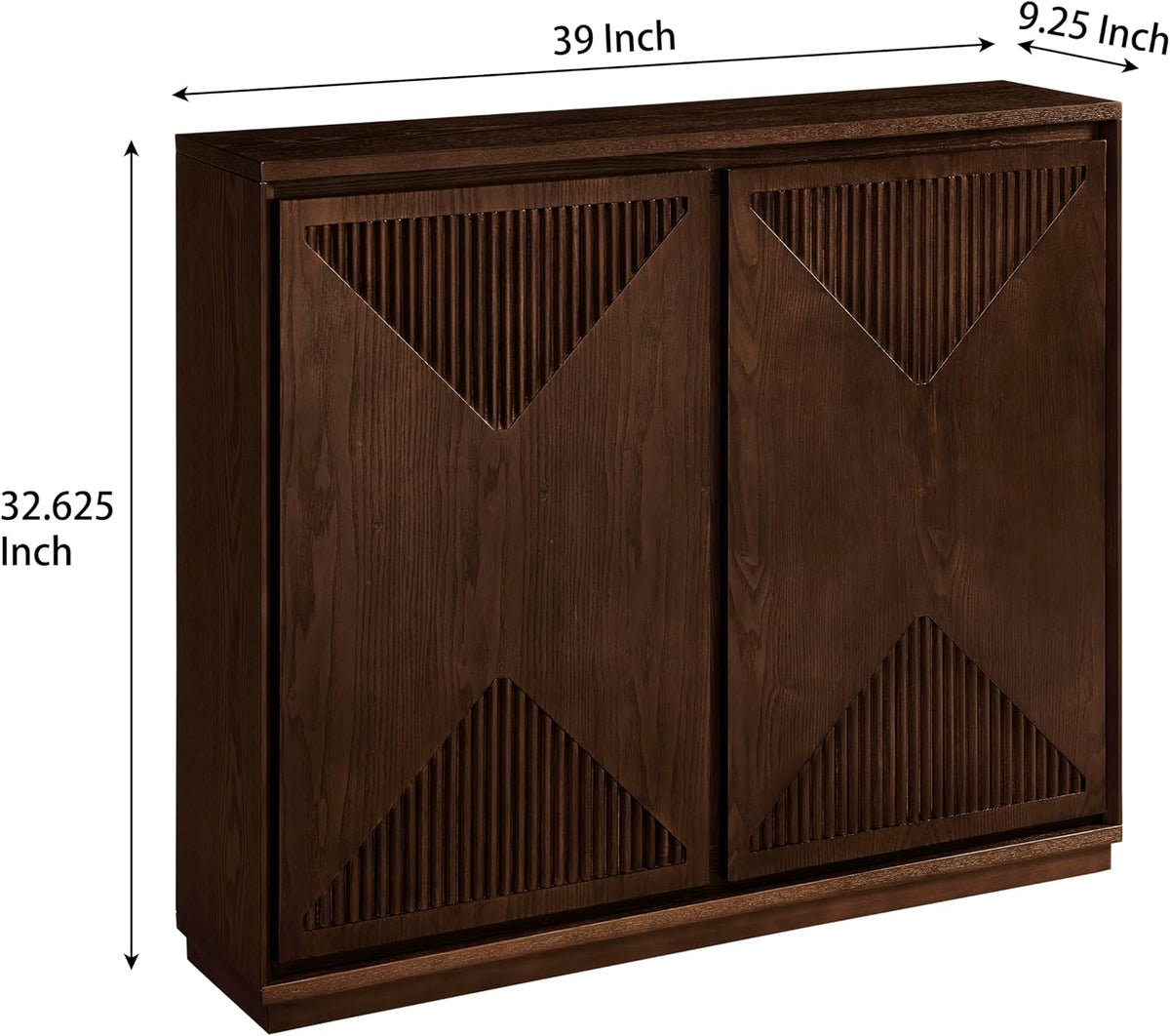 Narrow Wooden Storage Sideboard Buffet Cabinet