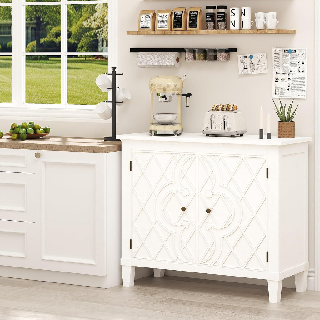 Wood Storage Sideboard Buffet Cabinet