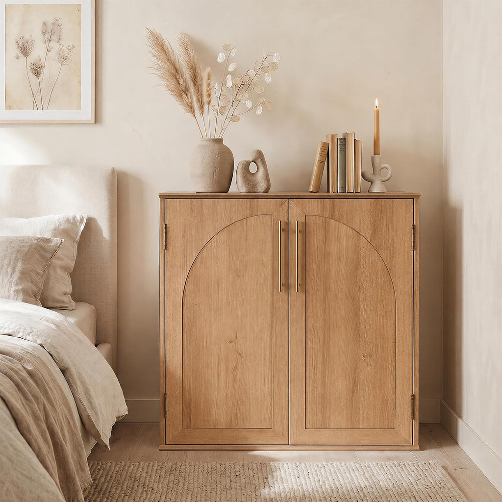 Modern Wooden Storage Sideboard Buffet Cabinet