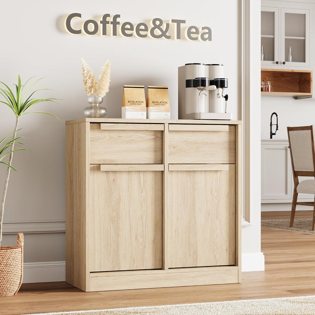 Modern Wooden Storage Sideboard Buffet Cabinet