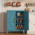 Freestanding Short Kitchen Pantry Storage Cabinet